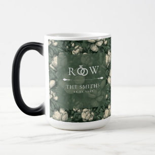 Trendy Green Gardenias Themed Greenery Wedding Magic Mug