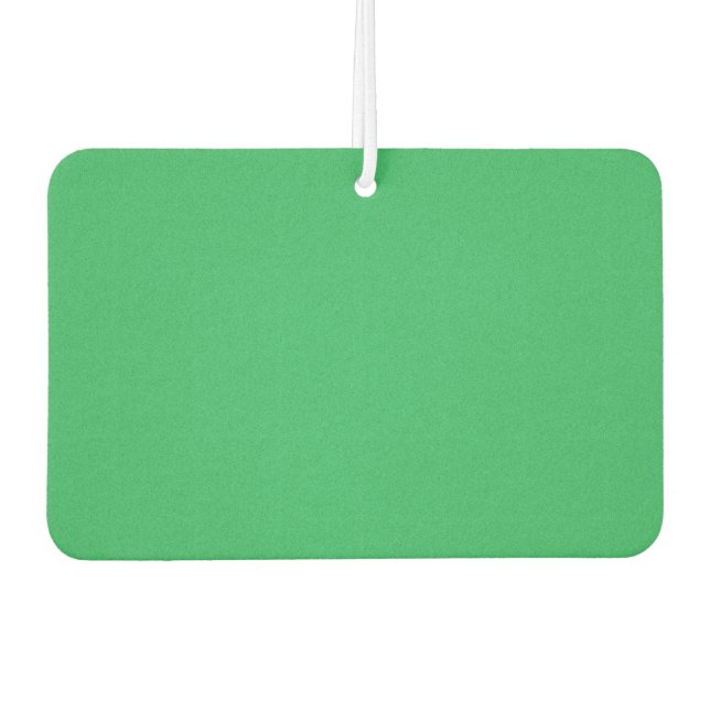 Trendy Green Grainy Background Air Freshener (Front)