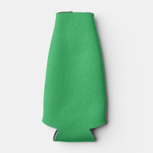 Trendy Green Grainy Background Bottle Cooler