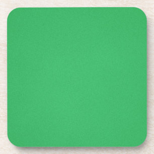 Trendy Green Grainy Background Coaster