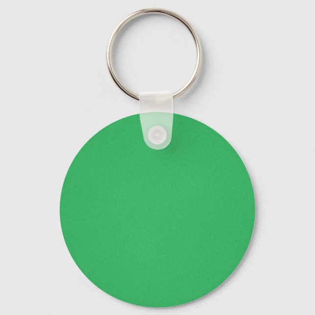 Trendy Green Grainy Background Keychain (Front)