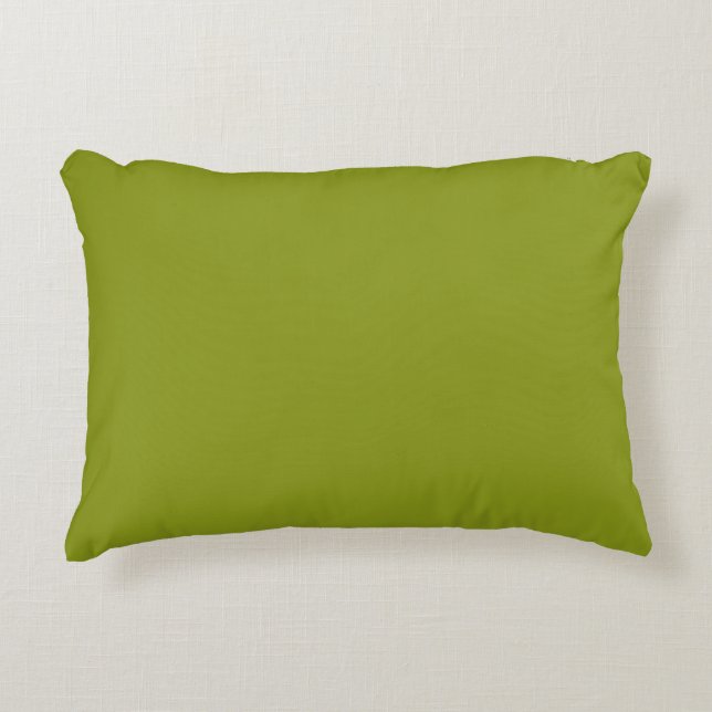 Trendy Green (solid colour) Accent Pillow (Front)