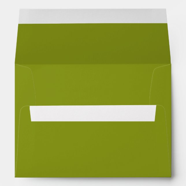Trendy Green (solid colour) Envelope (Back (Bottom))