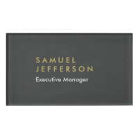 Trendy grey black professional plain modern