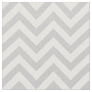 Trendy Grey Chevron Pattern Fabric