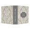 Trendy Grey & Linen Beige Damask Pattern Wedding