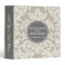 Trendy Grey & Linen Beige Damask Pattern Wedding