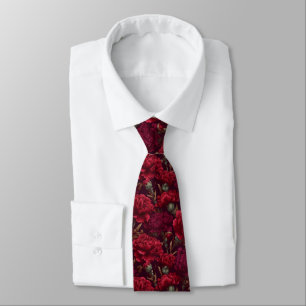 Trendy Groomsman Gift Carnation Tie