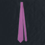 Trendy Groomsmen Orchid Neck Tie<br><div class="desc">Stylish groomsmen neck tie done in a trendy solid orchid purple. Customize to add a large monogram or any text you want.</div>