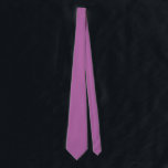 Trendy Groomsmen Orchid Neck Tie<br><div class="desc">Stylish groomsmen neck tie done in a trendy solid orchid purple. Customize to add a large monogram or any text you want.</div>