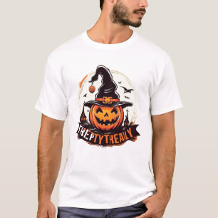 Trendy Halloween Day Typography And Graphic T Shir T-Shirt
