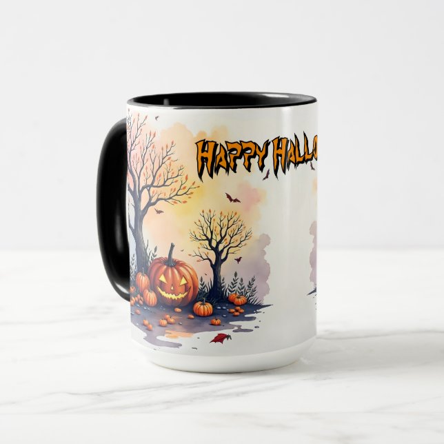 Trendy Halloween Spooky Cute Collection Mug (Front Left)