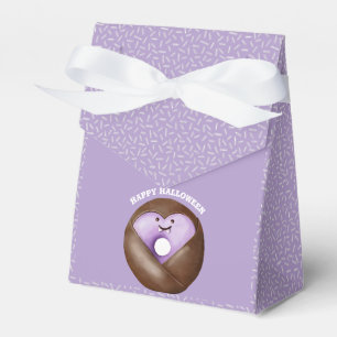 Trendy Halloween Spooky Heart Boo Ghost Doughnut  Favor Box