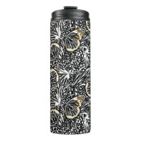 Trendy hand sketch butterflies flying blending wit