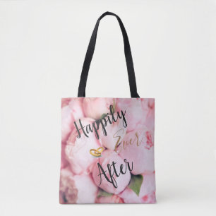 Trendy Happily Ever After Design Tote Bag