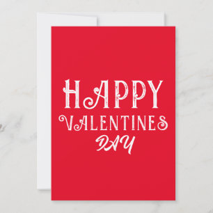 TRENDY HAPPY VALENTINES DAY ROMANTIC VALENTINE INVITATION