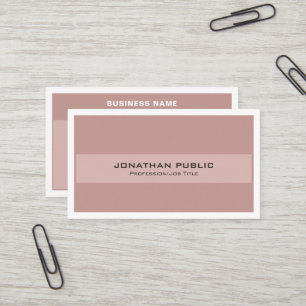 Trendy Harmonic Colours Professional Stylish Plain Business Card