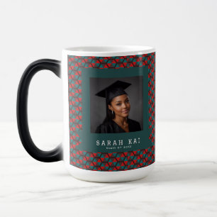 Trendy Hex Print Congrat Graduate Magic Mug