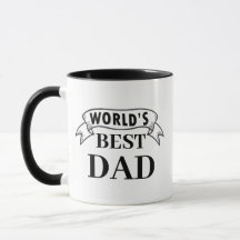 Trendy Hip World's Best Dad, Personalized Dad