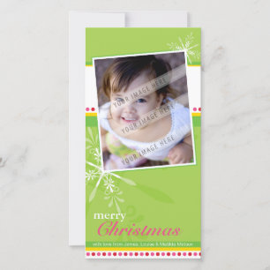 TRENDY HOLIDAY PHOTOCARD :: brightlyflaked 2P Card