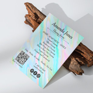 Trendy Hologram Cleaning List Of Services Flyer