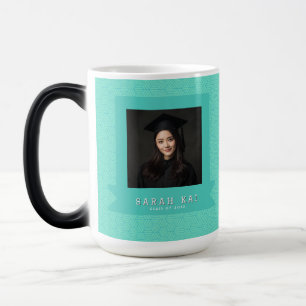 Trendy Honeycomb Print Friend Grdauation Magic Mug