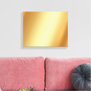 Trendy Horizontal Gold Background For Your Photo Canvas Print