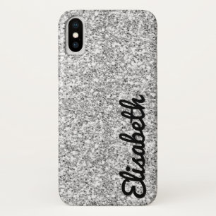 Trendy Hot silver printed glitter personalized Case-Mate iPhone Case