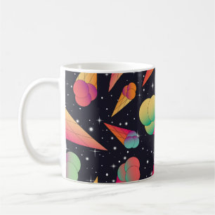Trendy ice cream seamless pattern. Ice cream cones Coffee Mug