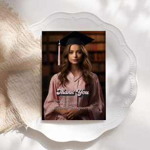 Trendy In My Grad Era Graduation Thank You Card