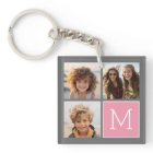 Trendy Instagram Photo Collage Custom Monogram