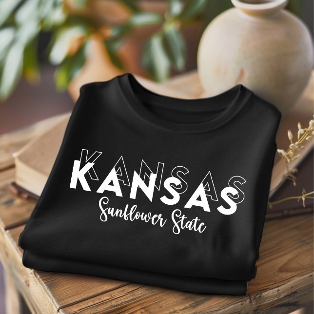 Trendy Kansas Sunflower State T-Shirt (Creator Uploaded)