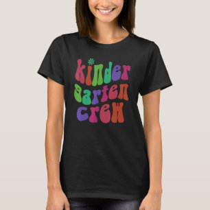 Trendy Kindergarten Crew Teacher Hello Kinder Vint T-Shirt