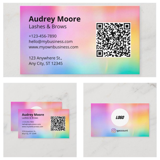 Trendy Lashes Minimalist Design Business Card (Trendy Lashes Minimalist Design Business Card
)