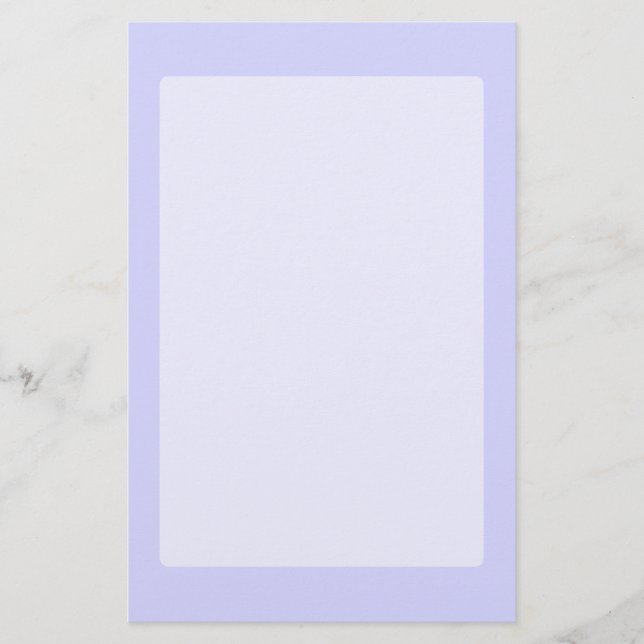 Trendy Lavender colour ready to customize Stationery (Front)