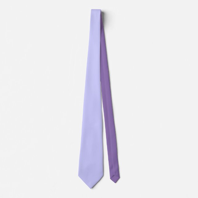 Trendy Lavender colour ready to customize Tie (Front)