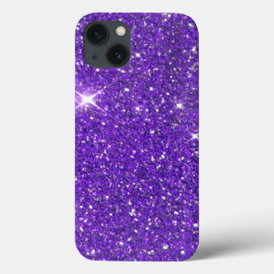 Trendy Lavender Purple Sparkling Glitter Glitz iPhone 13 Case