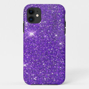 Trendy Lavender Purple Sparkling Glitter Glitz iPhone 11 Case