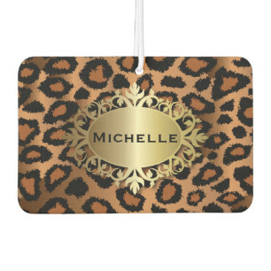 Trendy Leopard Animal Print Air Freshener