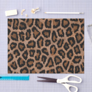 Trendy Leopard Cheetah Animal Print Pattern Tissue Paper