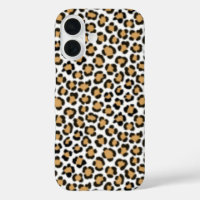 Trendy Leopard Simulated Fur Effect Repeat Pattern