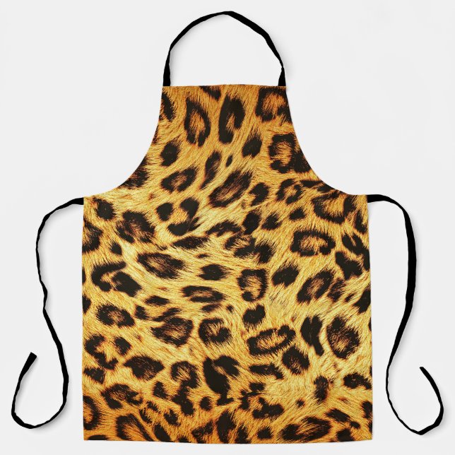 Trendy Leopard: Skin Design Pattern. Apron (Front)