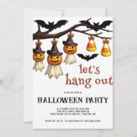 Trendy Let's Hang Out Halloween Celebration 