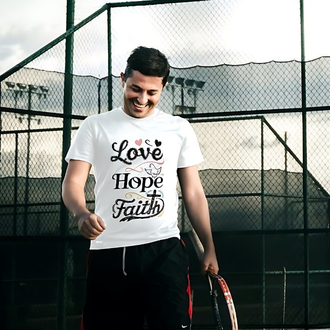 Trendy Love Hope Faith T-shirt (Creator Uploaded)