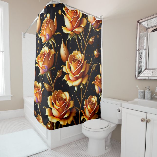 Trendy Luxury Big Gold Rose Collection (In Situ)