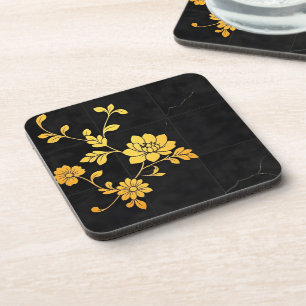 Trendy Luxury Elegant Floral Collection Coaster