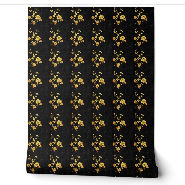 Trendy Luxury Elegant Floral Collection Wallpaper (Unrolling)
