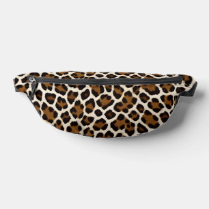 Trendy Luxury White Leopard Elegant Collection Fanny Pack