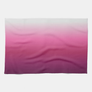 trendy magenta maroon marsala burgundy ombre kitchen towel