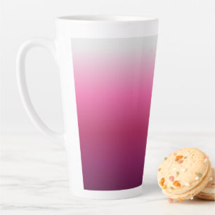 trendy magenta maroon marsala burgundy ombre latte mug